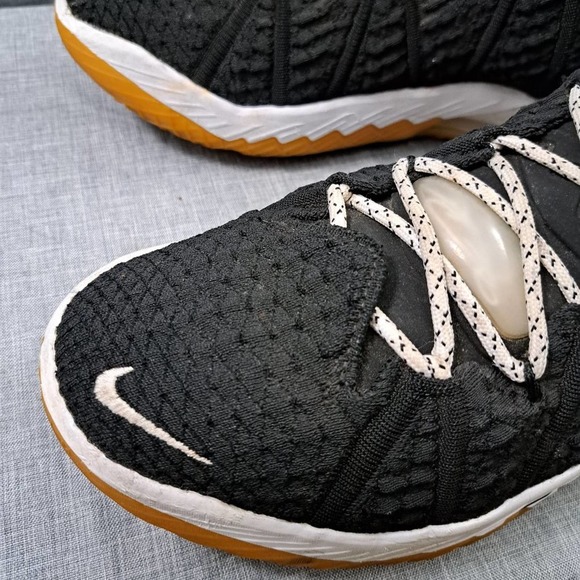 %NIKE LEBRON XVIII 18 BLACK-WHITE-GUM MED SIZE 11.5 [CQ9283-007]  A 32 main image 8